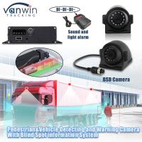 1080P AHD IP69K BSD AI Camera Sistema de detección de punto ciego de ayuda con alarma de sonido y luz