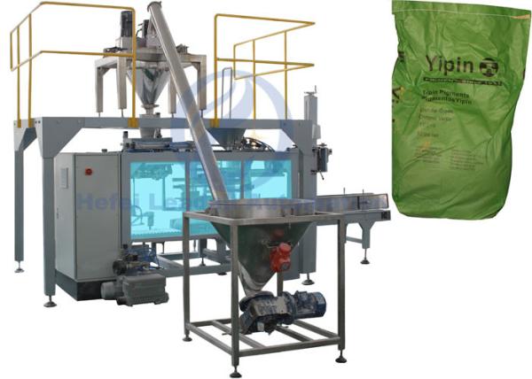 Chromium Oxide Green Automatic Granule Packing Machine For 25 Kg Premade Bags