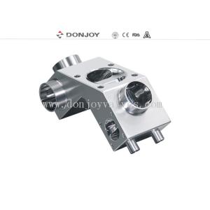 SS316L M-53A Multiport Sanitaire Corps de soupape de diaphragme pour le contrôle du débit