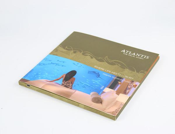 Landscape 4.3 Inch Lcd Video Book For Beverage Industry Company Promotion