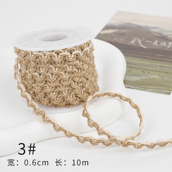 Рождественская коричневая ленточка из лопатки 5 мм-45 мм