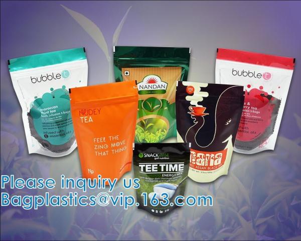 Aluminum Foil Bags, Stand-Up, Resealable, Vacuum Sealable, Leak-Proof Pouch, Mylar Bags, Storage Package