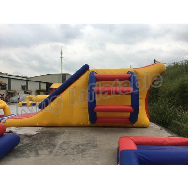 Triangle Inflatable Water Floating Slide Water Park For Outdoor Games