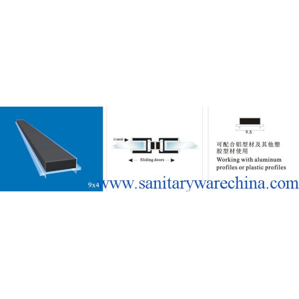 Sealing Strips/waterproof magnetic strips/shower door seals/PVC Magnetic Seal 9X4
