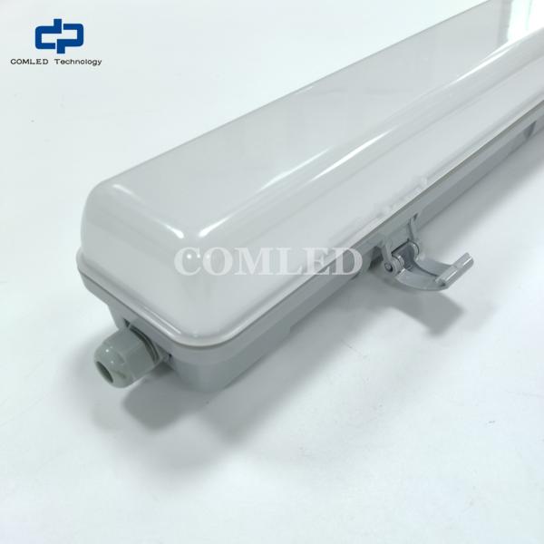 Luminaire réglette LED approuvé CE SAA C-Tick, IP65, tri-preuve, réglettes d'urgence, industriel, étanche aux intempéries, pour parking, entrepôt, tunnel