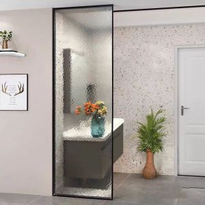 5+5mm Decorative Glass Sheet Laminated Corrugated Glass Panels For Sun Room Ceiling