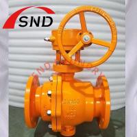 Ventilateur à bille à turbine de matériau WCB pour revêtement de tuyaux de gaz naturel PN16 DN150
