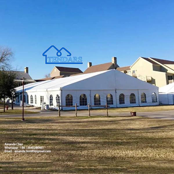 30x50m Waterproof PVC Membrane Sports Hall Tent Aluminum Alloy Clear Span for Sports Training Series 033