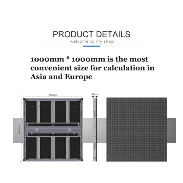 Led Display Screen For Advertising Outdoor Wedding Advertising P8 Outdoor LED Video Screen With Panel Size