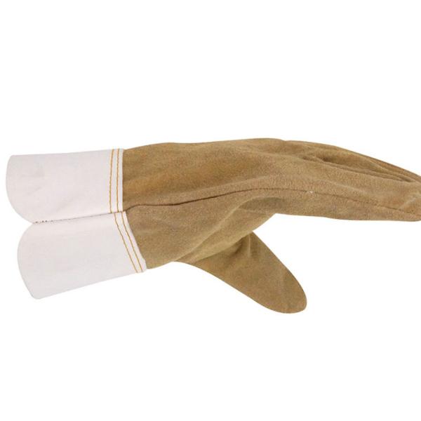 2 перчатки страхования электрической сварки перчаток Полу-кожи перчаток сварщика замши слоя трудовых