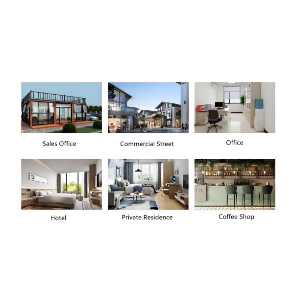 1-4 People Living Office Prefab Studio House With Prefabricated Backyard Room