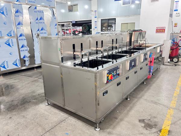 Precision Instrument Ultrasonic Cleaner Six Tanks Laboratory Ultrasonic Cleaning Machine 28KHZ 40KHZ