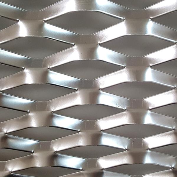 Galvanized Copper SS Expanded Metal Mesh Structural Stability ISO9001