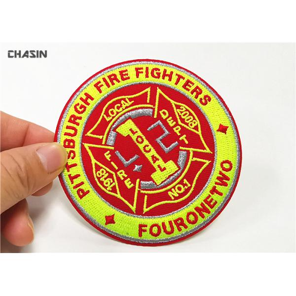 Factory Price Custom Design Embroidery Patches Iron On Embroidered Badges For Hat And Clothing