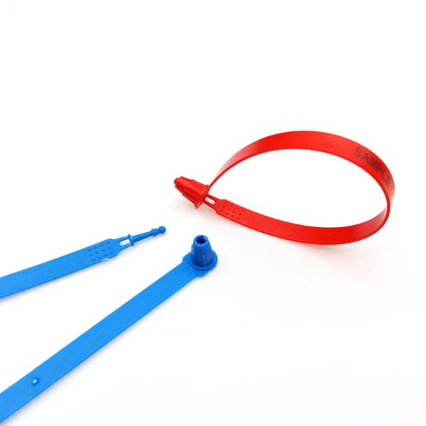 Waterproof 250mm Length Plastic Security Seals With 194 N Tensile Strength