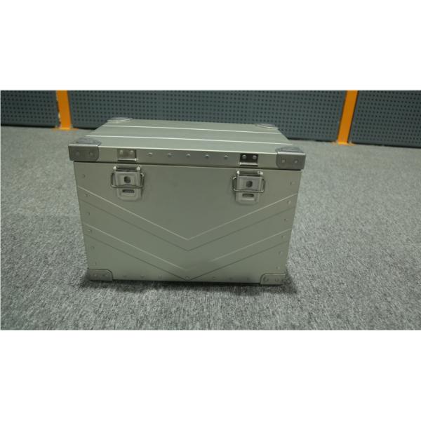 Red Aluminum Alloy Camping Tool Box For Truck Off Road Adventures