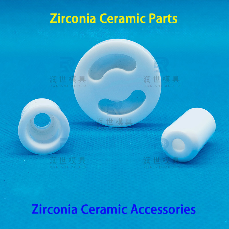 Mirror Coating Ceramic Parts Medical / Aerospace / Automotive Industry Zirconia Ceramic Components