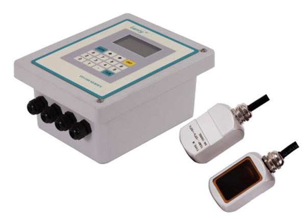 High Accuracy Clamp On Type Ultrasonic Flow Meter No Need Daily Maintenance
