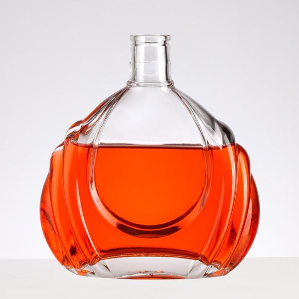 500 ml 750 ml Brandy XO Garrafa de vidro de vinho Cor de garrafa personalizada Aceitável OEM/ODM