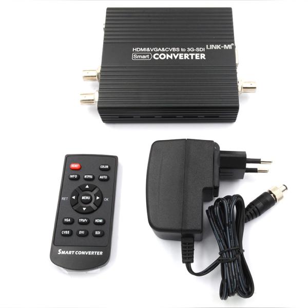 165MHz 75ohms HDMI & VGA & CVBS To 3G SDI Multifunction Video Converter