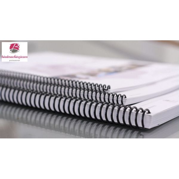 Plastic coil forming and binding machine PS420 used for notebook with differ thickness