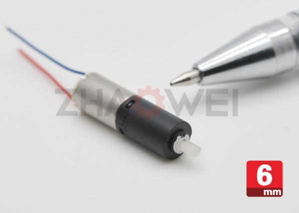6mm 3V Micro Medical Pump Gearbox / Mini Gear Motor With DC Brush Motor
