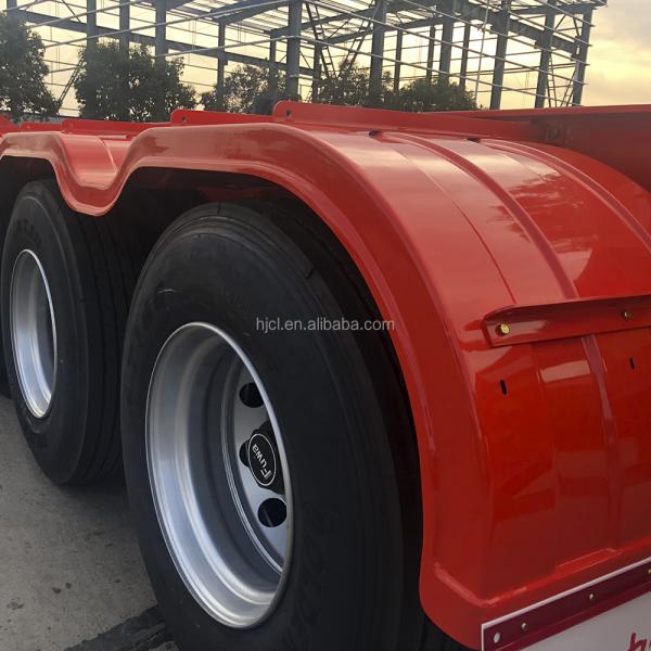 12380*2500*1540 CIMC HUAJUN Skeletal Semi Trailer for Transporting 20ft 40ft Container