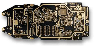Multilayer Rigid Flex Black Fr4 HDI Board PCB BGA Package Manufacturing Service