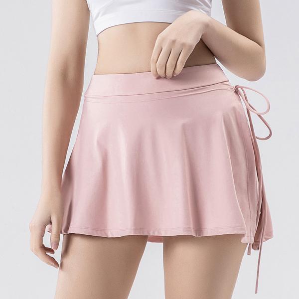 Saias Mini Tennis Skirt do badminton da roupa do golfe das meninas da Anti-exposição com bolsos