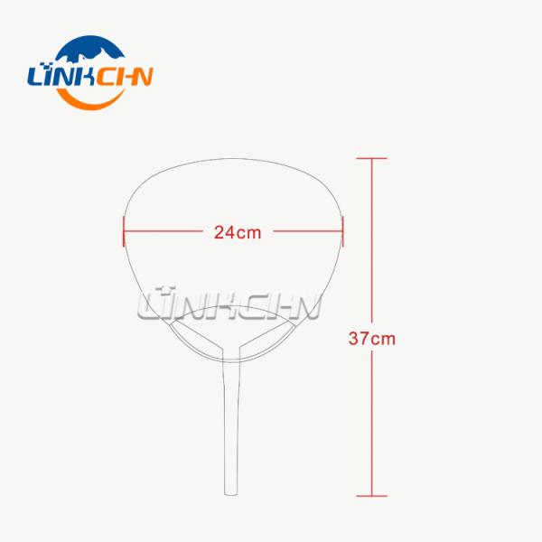 Custom Paper Paddle Hand Fan with Both Side Printing