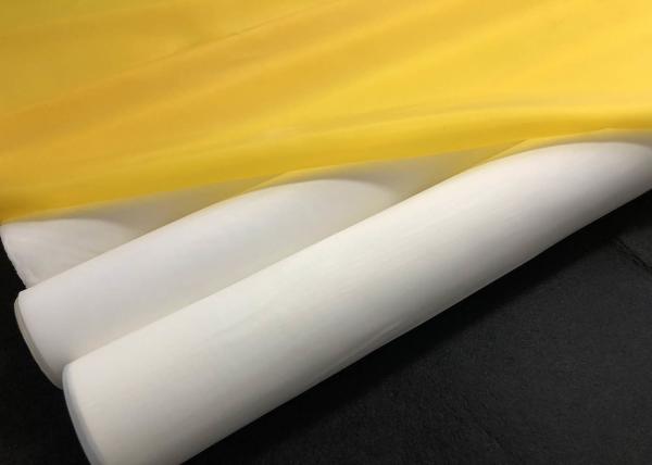 High Flexibility 110 Screen Printing Mesh With SGS / FDA / MSDS Certificate White Color
