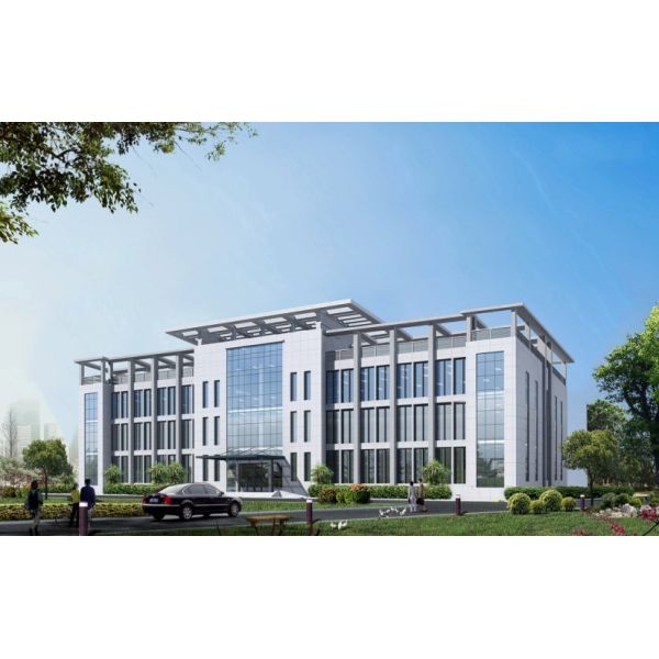 Recyclable Metal Steel Structure Office Warehouse Building Sound Dampening