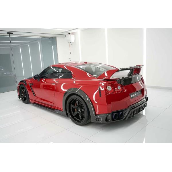GTR R35 Nissan Body Kit Carbon Fiber KP Style Bumper Spoiler Front Widebody Kit