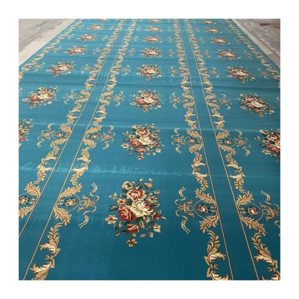 80% Wool and 20% Nylon Meeting Room Muslim Mosque Design Masjid Prayer Carpet