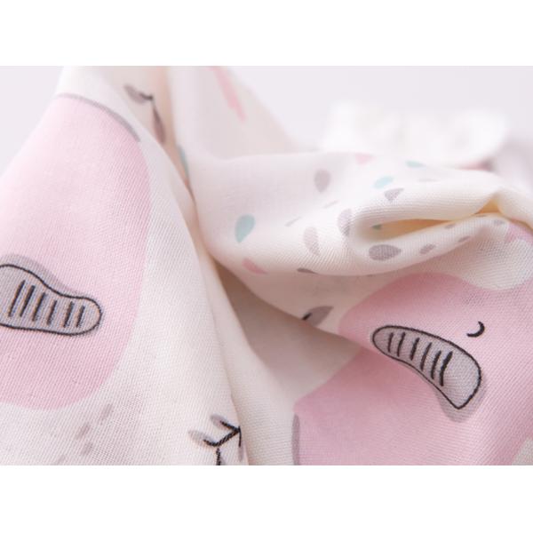 Mousseline animale Gauze Blanket du yard 110GSM de Gauze Muslin Fabric By The de double d'impression