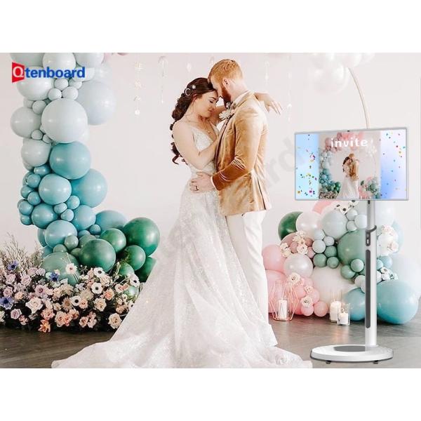 Qtenboard StandByMe TV - 32-inch Touchscreen Portable TV with 9H Battery Life and 4K UHD Display for Weddings
