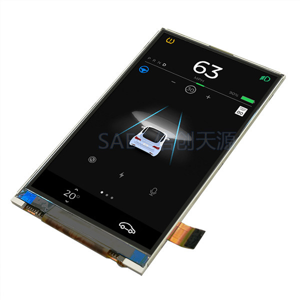 HX8369 Display TFT LCD 3.7 Inch 480x800 IPS For Smart Devices Front Screen