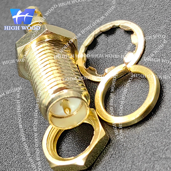 SMA Series RF Coaxial Connector,SMA-KY11 Thread Dual Window Inner Pin