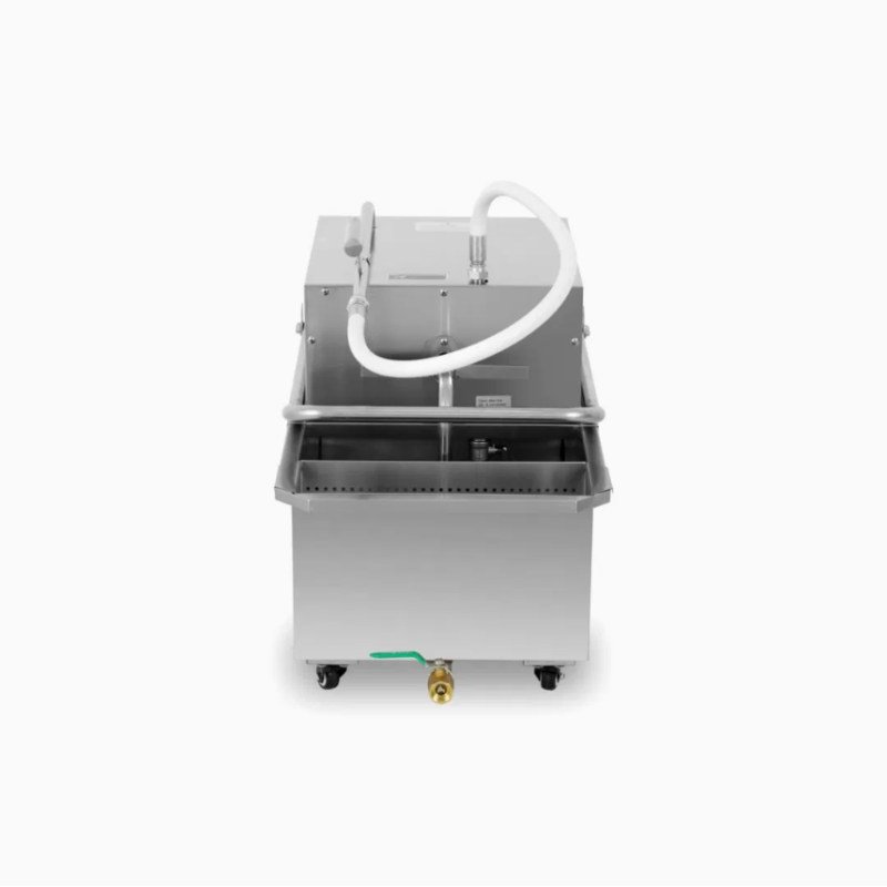 LYC-01 Commercial Portable Fryer Oil Filter Machine 48L For Large Kitchens CE