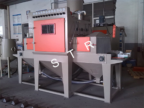 H Steel Abrasive Blasting Equipment For Descaling On H Beam Steel CE ISO