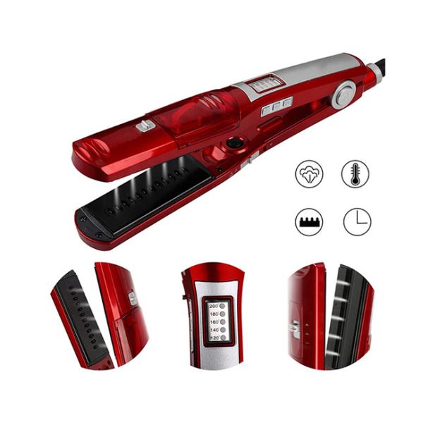 Раскручиватель волос пара квартиры утюга 5 скоростей керамический автоматический Frizz доказательство