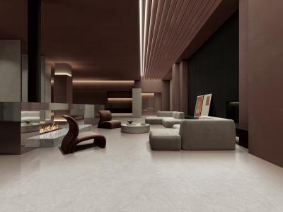 600x1200mm Gray Soft Glazed Porcelain Floor Tiles for Indoor Use