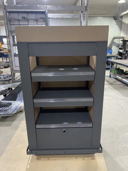 Heavy - Duty End Cap Rack with Drawer