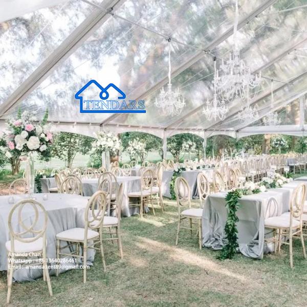 Outdoor Party Wedding Tents Marquee With Flame Retardant PVC Frame A Tent House