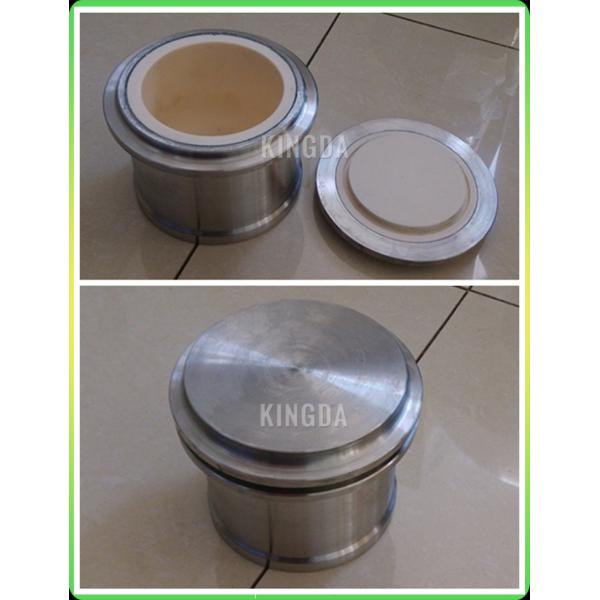 Из цирконии кубический мельничный банка с корпусом из нержавеющей стали используется для вертикальной планетарной шаровой мельницы