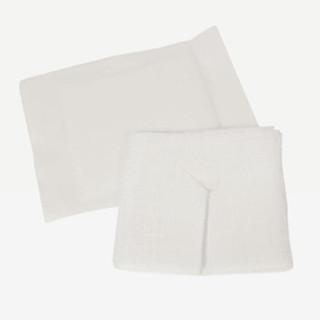 Unfolded White 12Ply Sterile Absorbent Tracheotomy Gauze Swabs / Gauze Dressings WL4007