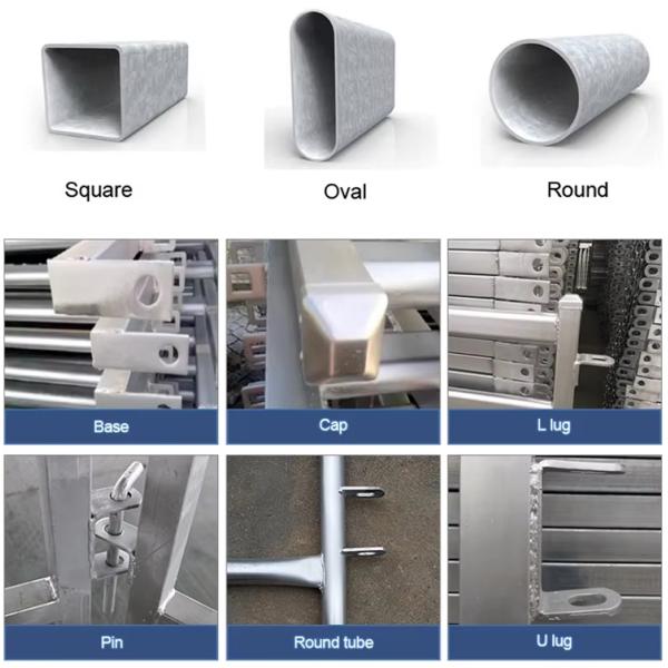 20Panel+1Gate Heavy Duty Galvanized Livestock Yard Fence Horse Round Yard panel