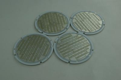 PCB IMS de tela de seda amarela com 0,075/0,075 mm de largura/espaçamento de linha