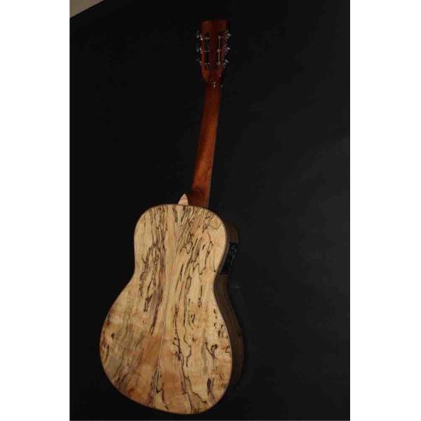Custom All Solid Sapele Wood Ooo15s Body Style Acoustic Electric Guitar