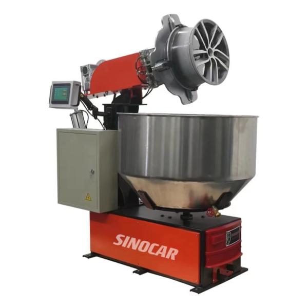 Luxurious Auto Frame Straightening Machine Hub Polisher For Car Rim Repaire